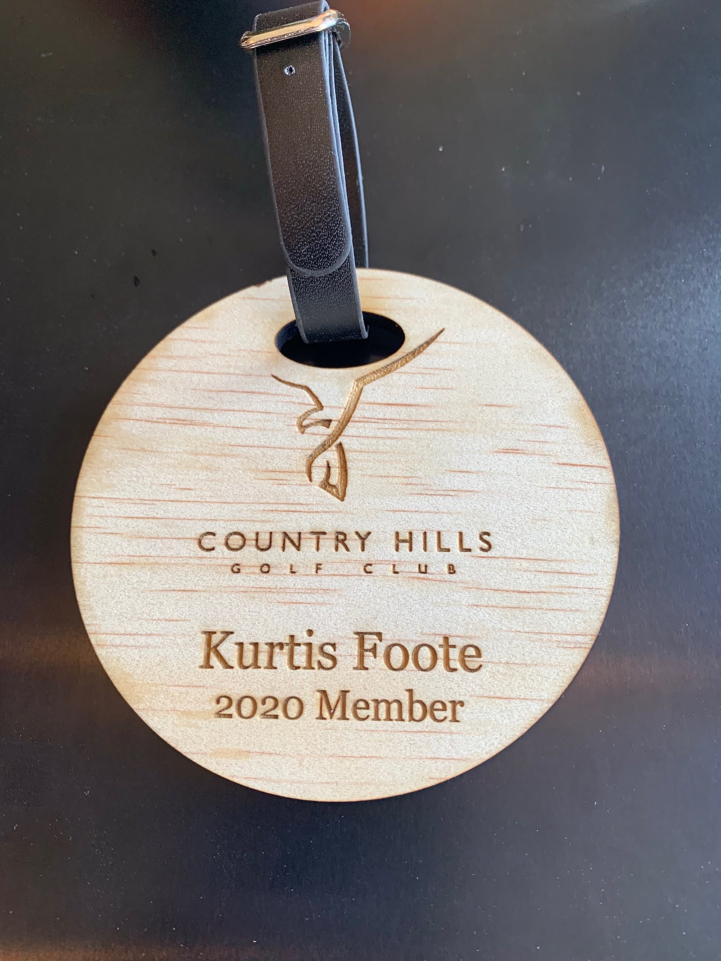 Wooden Bag Tags - Blackwolf Golf