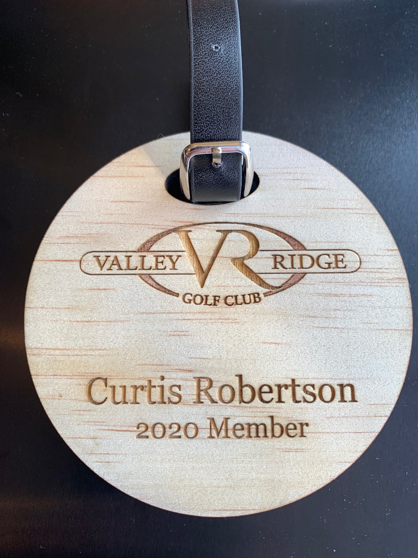 Wooden Bag Tags - Blackwolf Golf