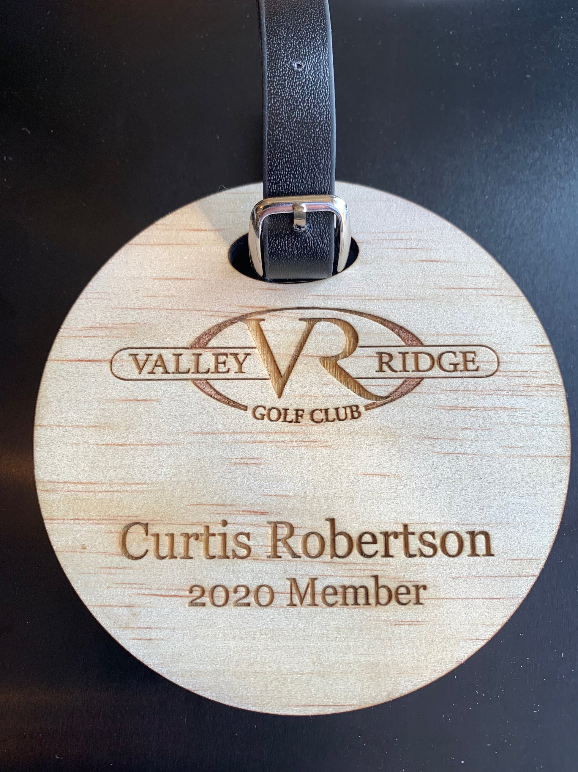 Wooden Bag Tags - Blackwolf Golf