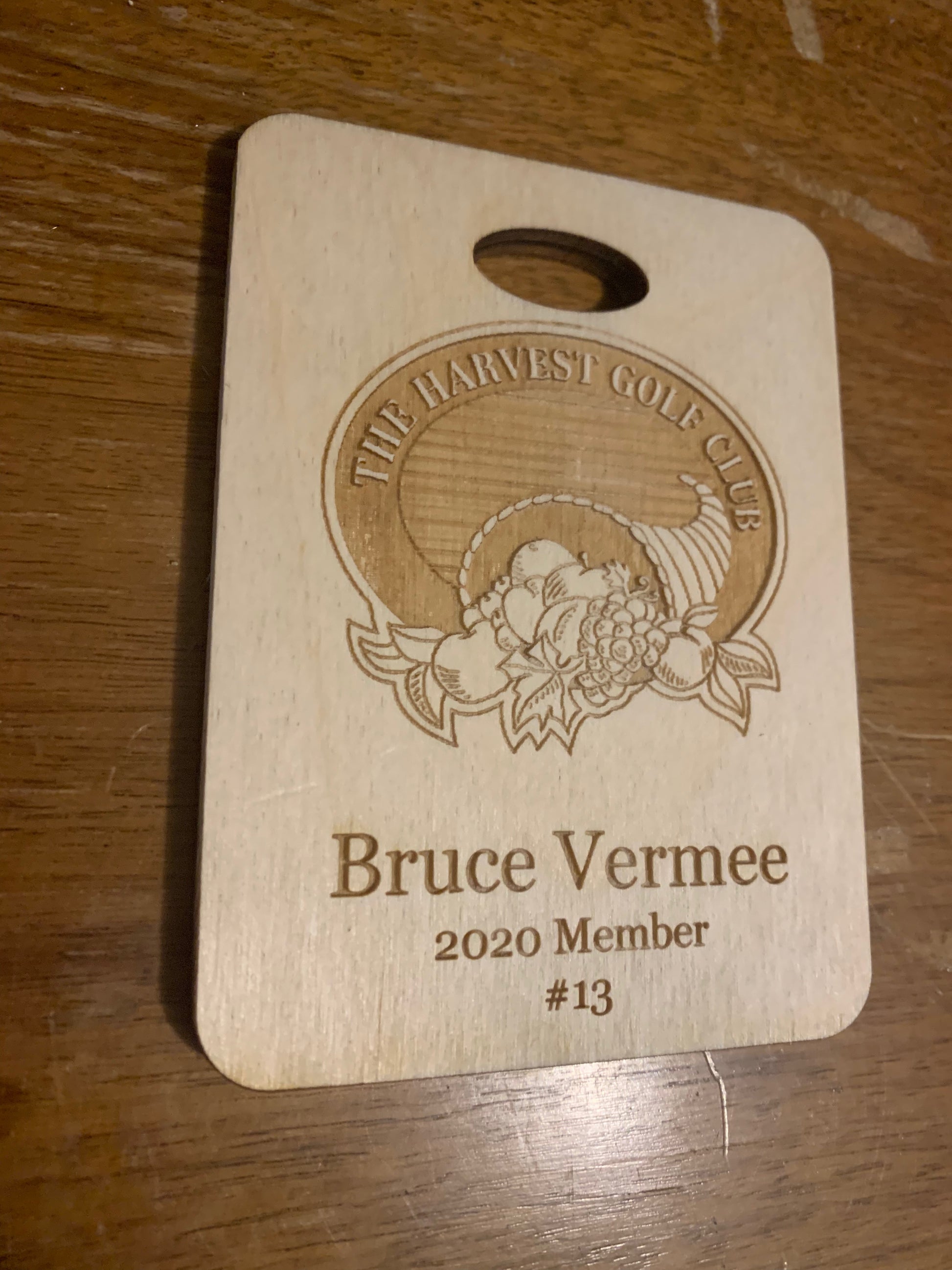 Wooden Bag Tags - Blackwolf Golf