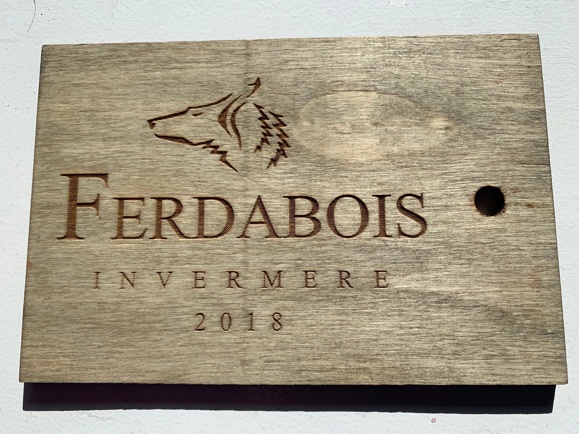 Wooden Bag Tags - Blackwolf Golf