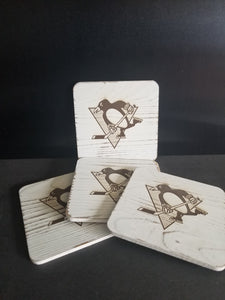 Coaster Set of 4  - Custom Wooden