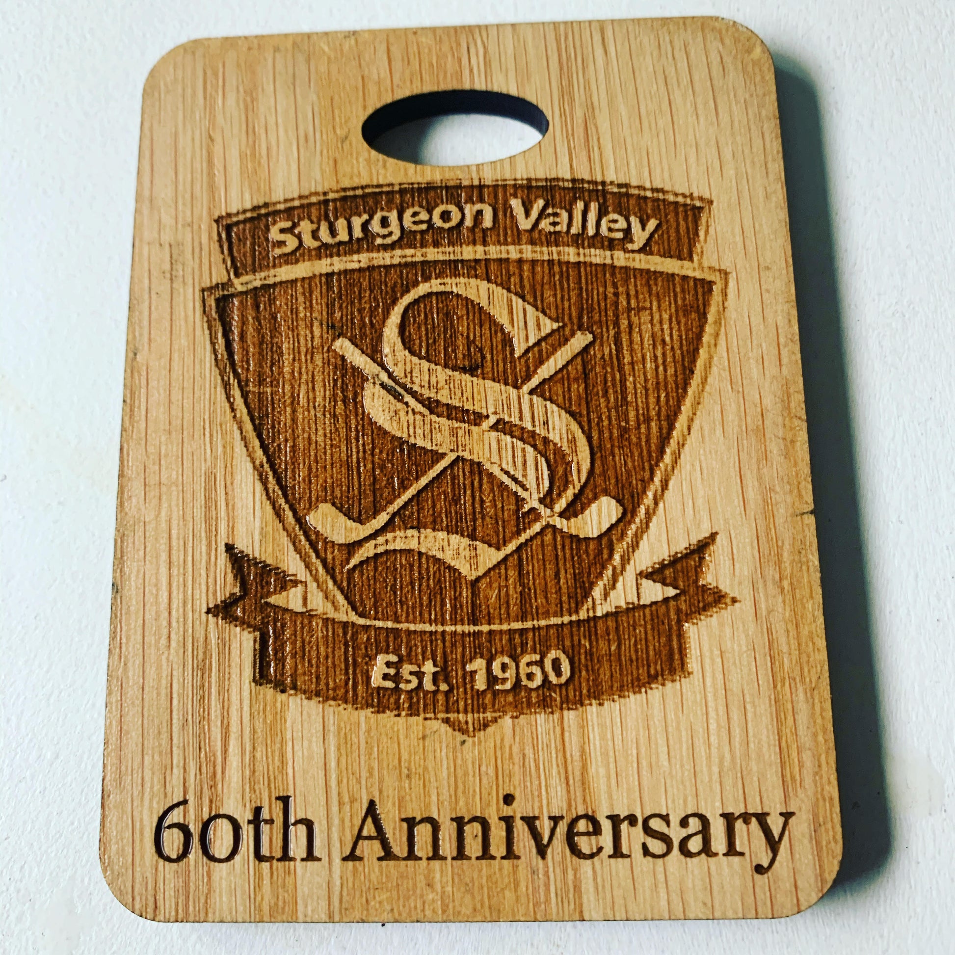 Wooden Bag Tags - Blackwolf Golf