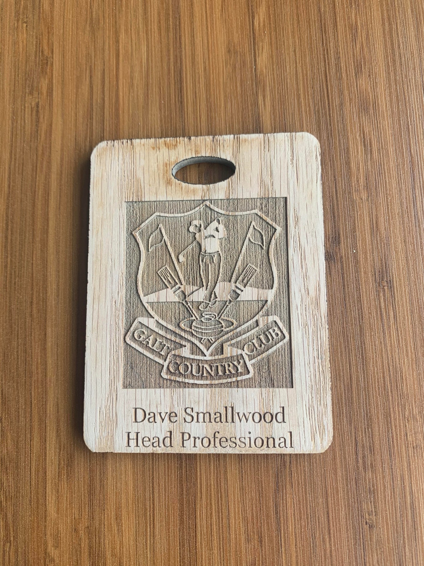 Wooden Bag Tags - Blackwolf Golf