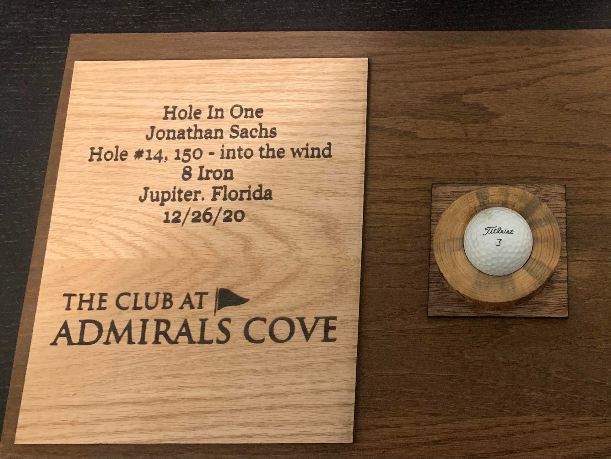 Hole in One display unit - Blackwolf Golf