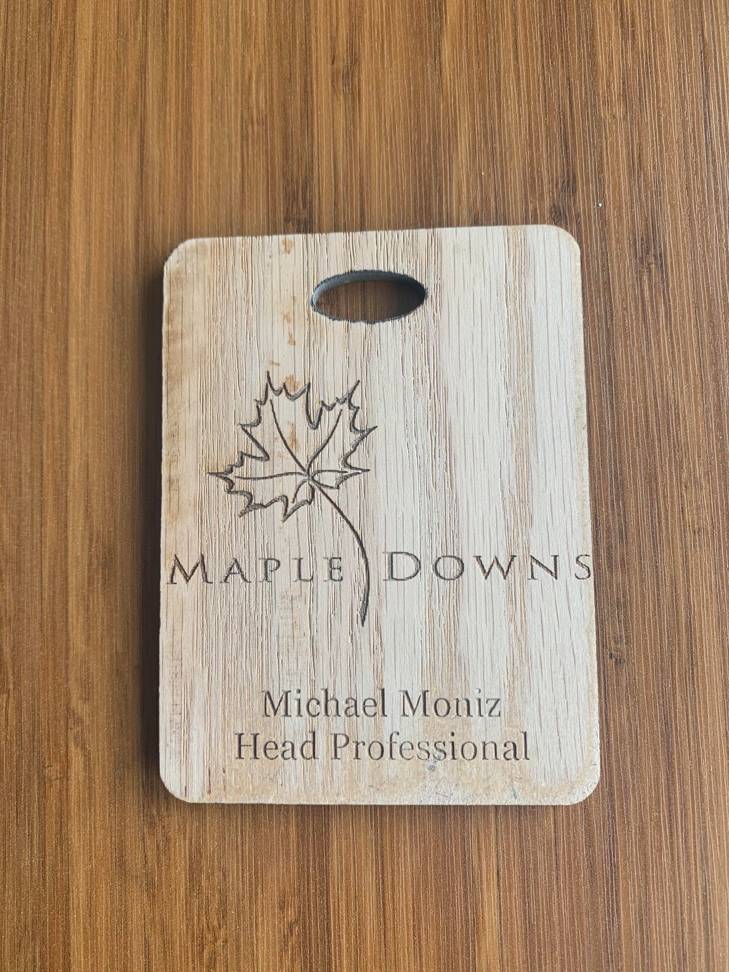 Wooden Bag Tags - Blackwolf Golf