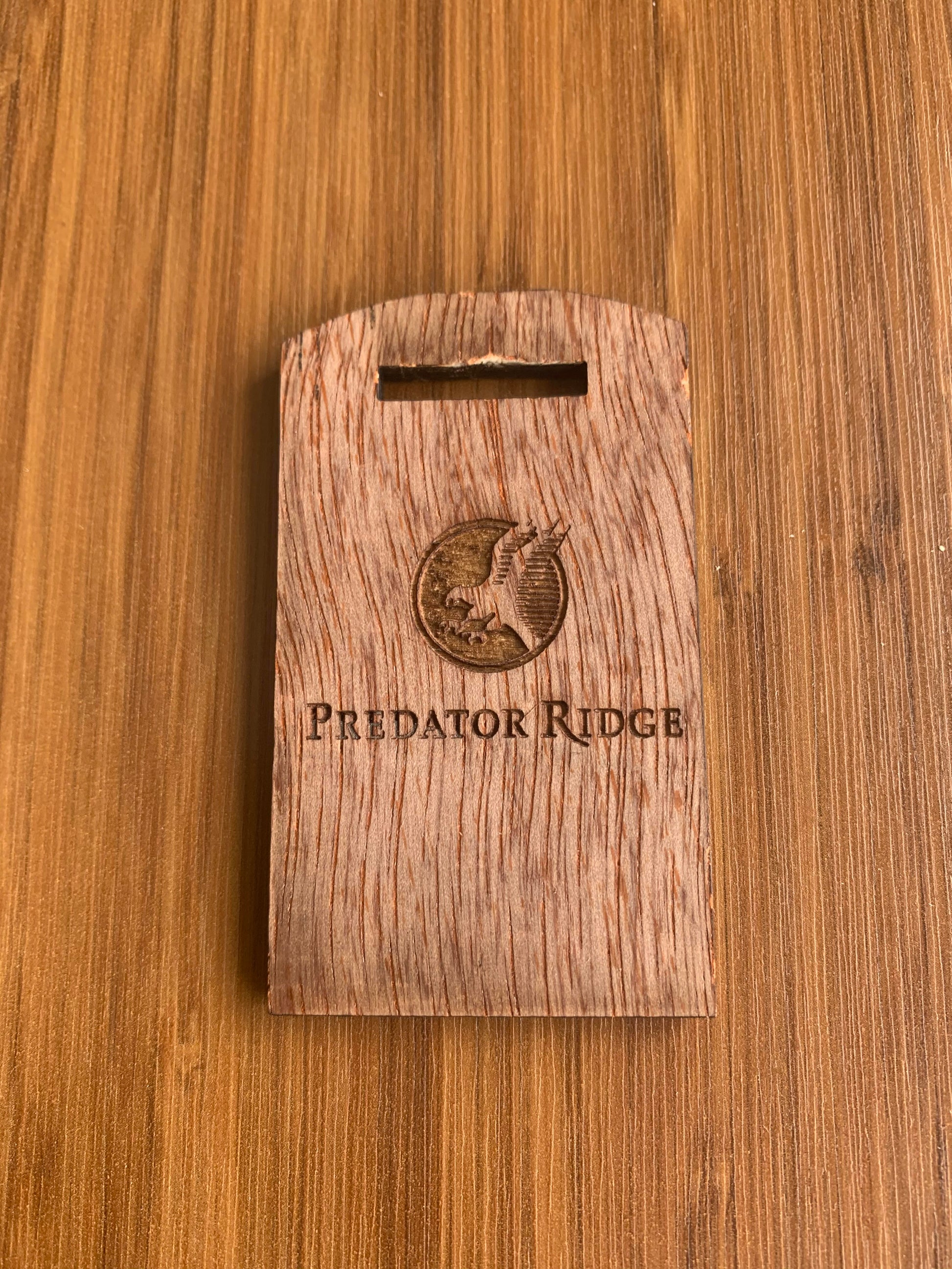 Wooden Bag Tags - Blackwolf Golf